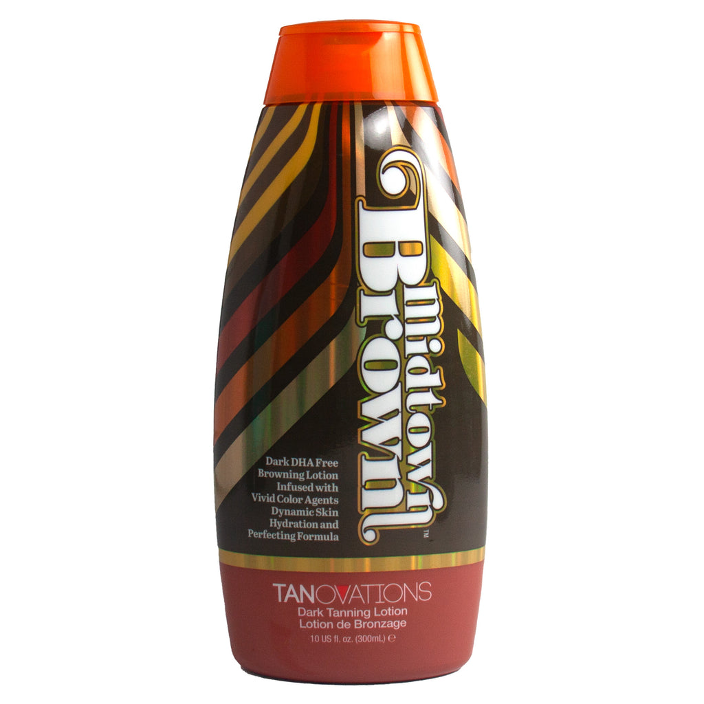 Tanovations Midtown Brown DHA Free Bronzing Tanning Lotion