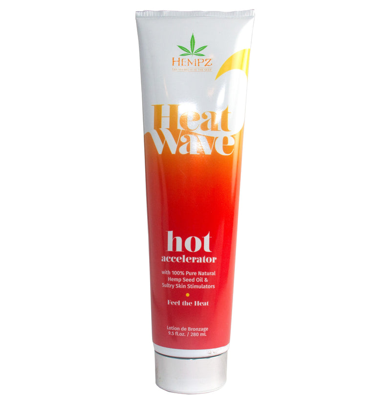 Hempz Heatwave Hot Accelerator Tanning Lotion.  Bronzer Free Tingle Lotion.