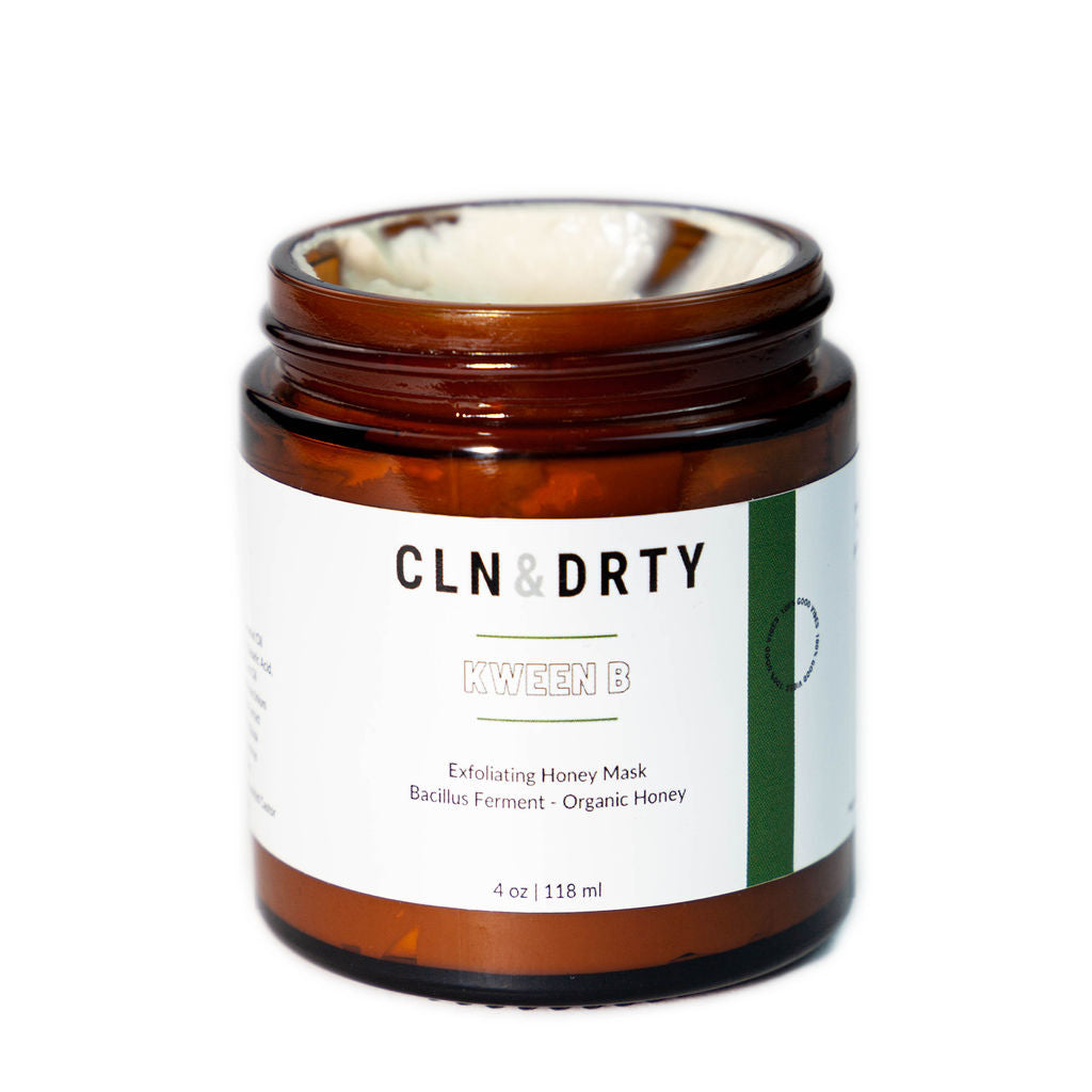 CLN&DRTY Natural Skincare The Kween B - organic honey exfoliating mask