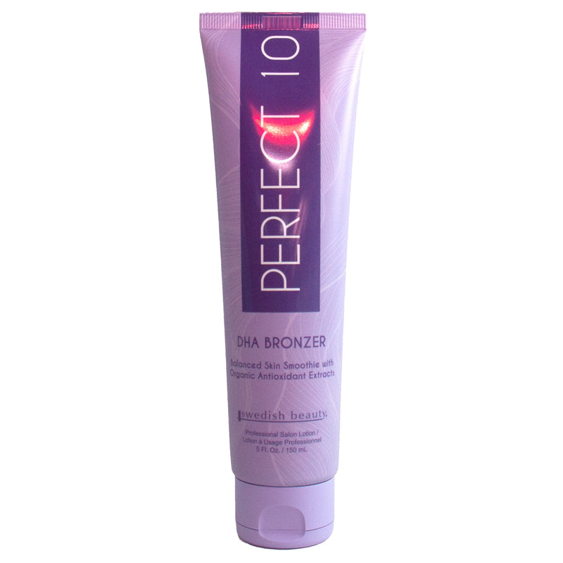 Swedish Beauty Perfect 10 DHA Bronzer Tanning Bed Lotion