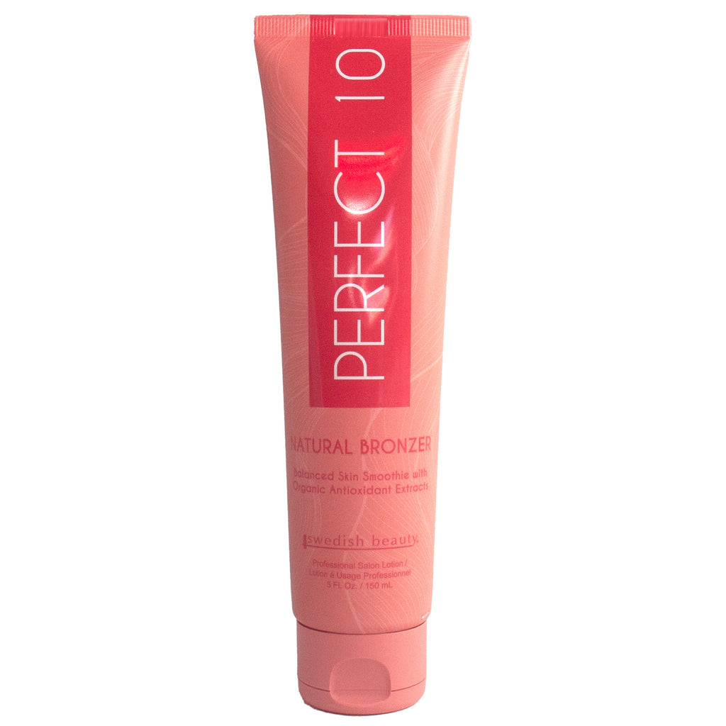 Swedish Beauty Perfect 10 Natural Bronzer Indoor Tanning Bed Lotion